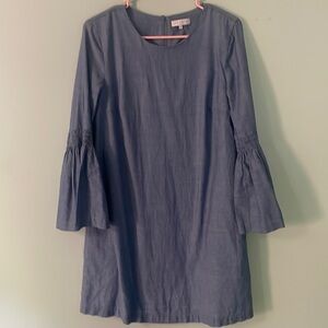 1. State shift dress with beautiful bell sleeves. Size small. Blue dress